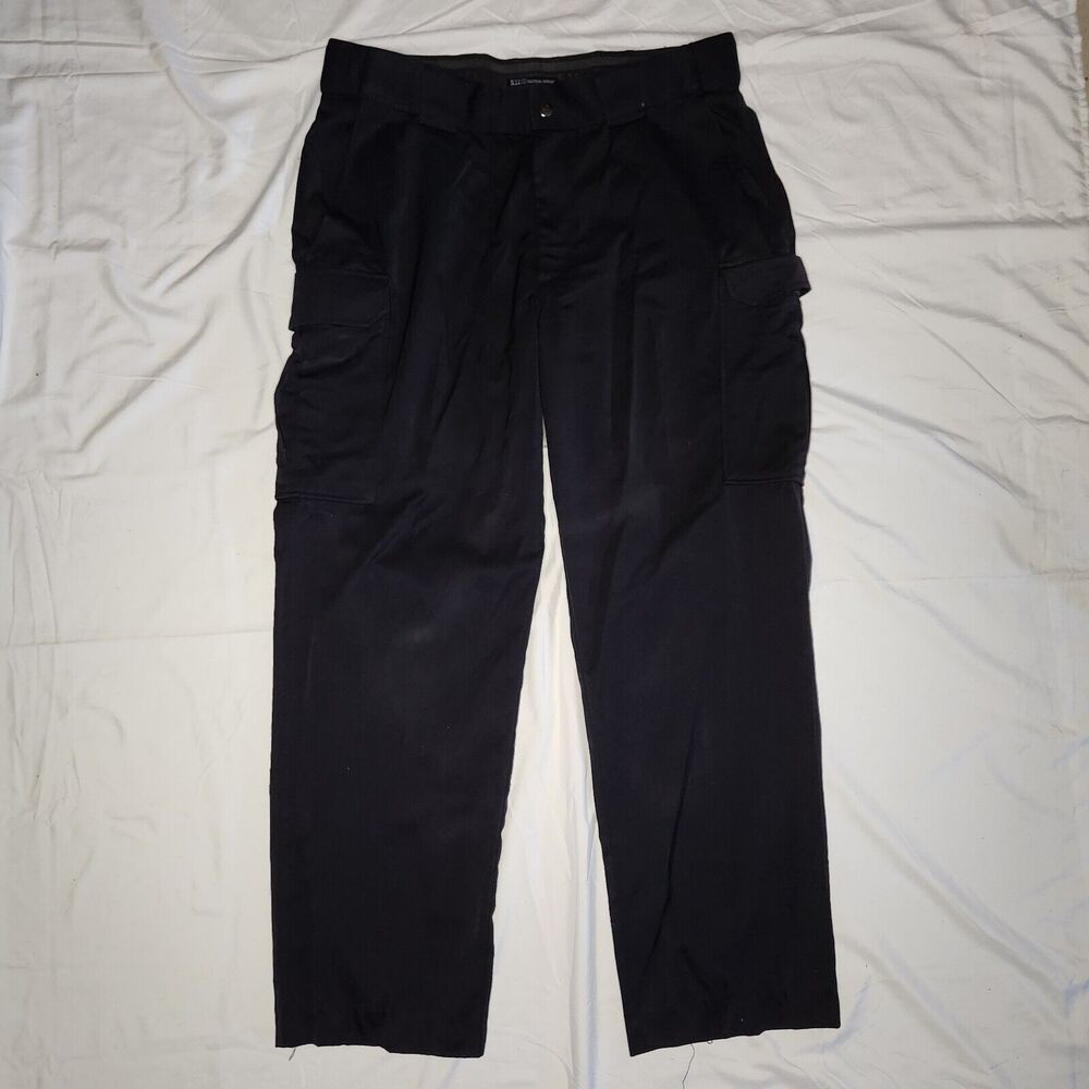 5.11 Tactical Mens 38 Ripstop Cargo Uniform Pants Navy TAC-105S